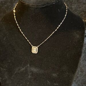 Anne Marie Gold Chain Necklace with Pendant